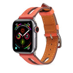 Cinturino in pelle pieno fiore per Apple Watch 38-40 mm