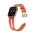 Cinturino in pelle pieno fiore per Apple Watch 38-40 mm