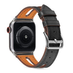 Cinturino in pelle pieno fiore per Apple Watch 38-40 mm