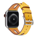 Cinturino in pelle pieno fiore per Apple Watch 38-40 mm