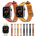 Cinturino in pelle pieno fiore per Apple Watch 38-40 mm