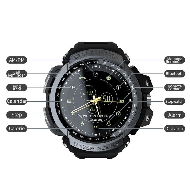 Lokmat MK28 Smartwatch impermeabile con schermo FSTN 1,4 pollici