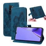 Custodia in pelle a vibrazione orizzontale con goffratura farfalle effetto pelle retrò con supporto, slot per carte e portafoglio, For OPPO A52 / A72 / A92, For OPPO A9 (2020), For Huawei P Smart 2021, For Huawei Honor 10X Lite