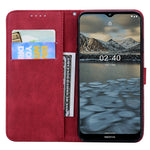 Custodia in pelle a vibrazione orizzontale con goffratura farfalle effetto pelle retrò con supporto, slot per carte e portafoglio, For Nokia 2.4, For Nokia 3.4