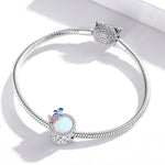 Perline a molla in argento sterling S925 per gioielli fai-da-te