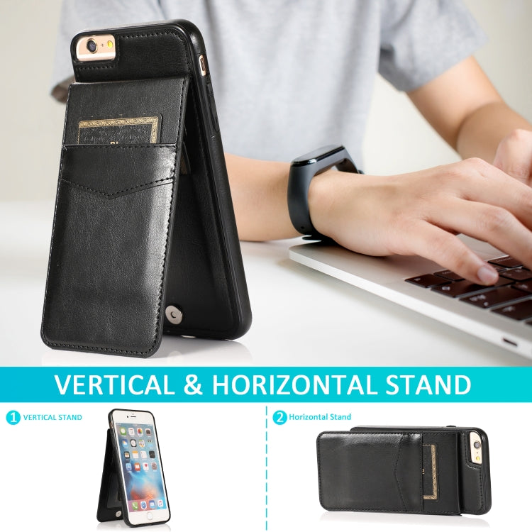 Custodia TPU con supporto e slot carte per iPhone 6