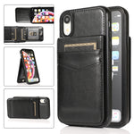 Custodia TPU con supporto e slot carte per iPhone