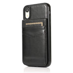 Custodia TPU con supporto e slot carte per iPhone