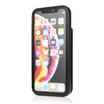 Custodia TPU con supporto e slot carte per iPhone