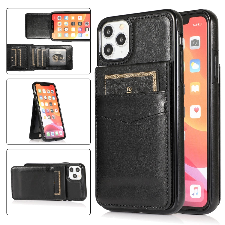 Custodia TPU con supporto e slot carte per iPhone