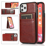Custodia TPU con supporto e slot carte per iPhone