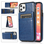 Custodia TPU con supporto e slot carte per iPhone