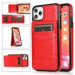 Custodia TPU con supporto e slot carte per iPhone