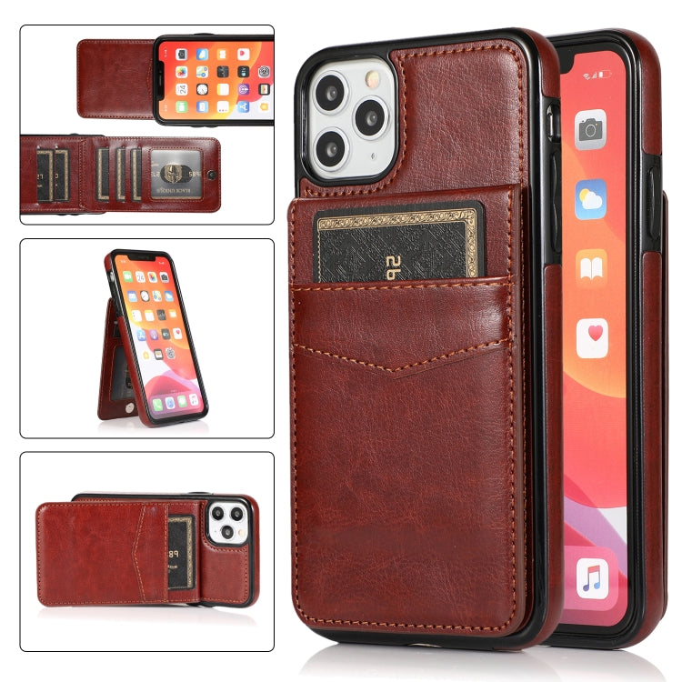 Custodia TPU con supporto e slot carte per iPhone