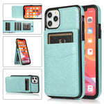 Custodia TPU con supporto e slot carte per iPhone