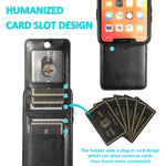 Custodia TPU con slot carte per iPhone 12 Pro Max