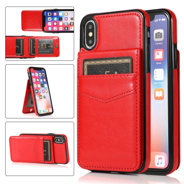 Custodia TPU con supporto e slot carte per iPhone