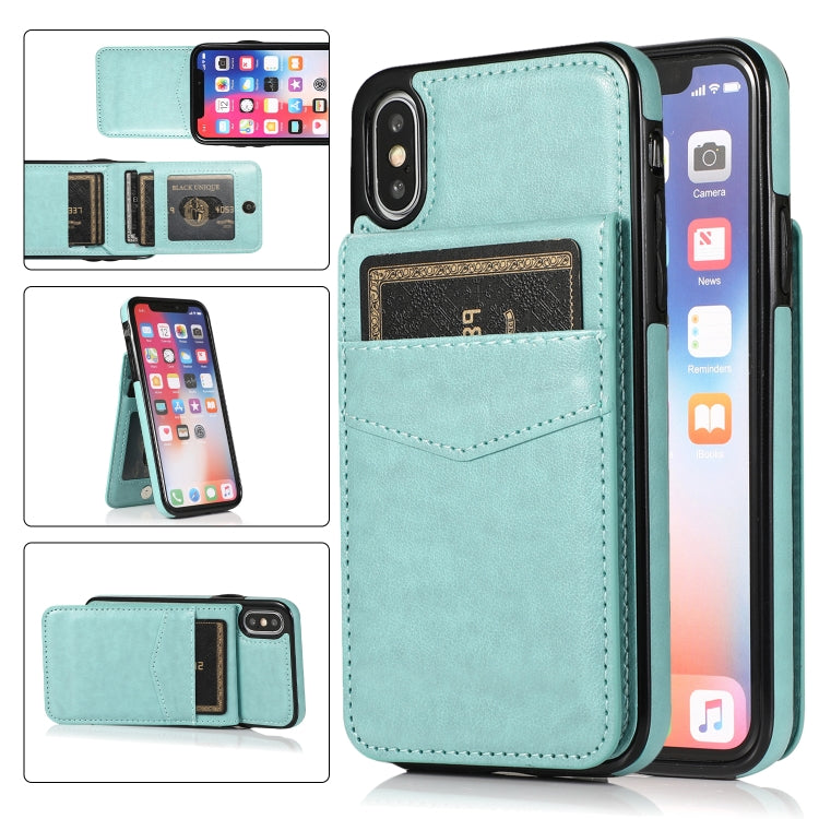 Custodia TPU con supporto e slot carte per iPhone