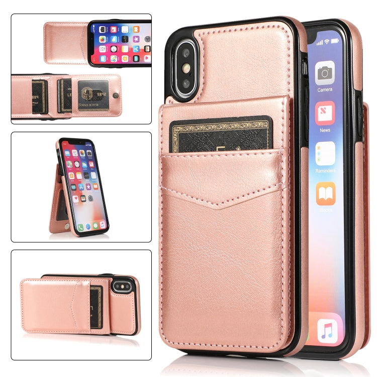 Custodia TPU con supporto e slot carte per iPhone