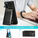 Custodia TPU con slot carte per Samsung Galaxy S20+