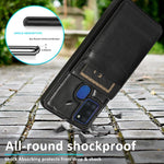 Custodia TPU con slot carte per Samsung Galaxy A21s