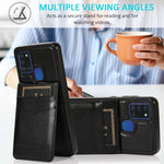 Custodia TPU con slot carte per Samsung Galaxy A21s