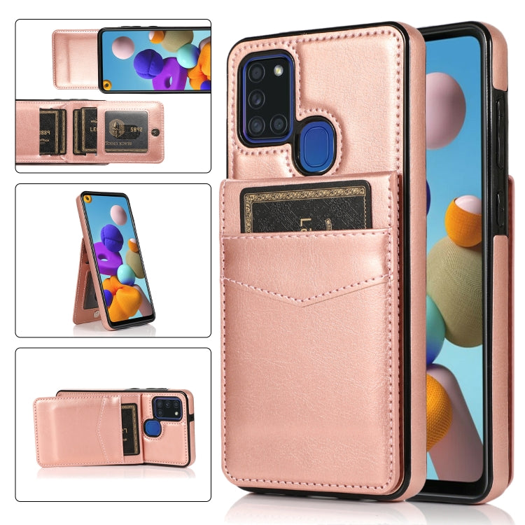 Custodia TPU con slot carte per Samsung Galaxy A21s
