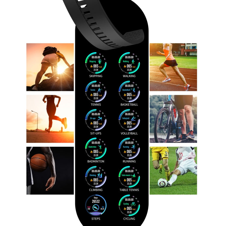 Bracciale smart W68 touch screen 1,54" impermeabile IP67