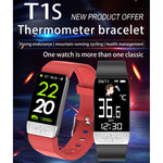 Braccialetto smart impermeabile T1S con schermo 1,14 pollici