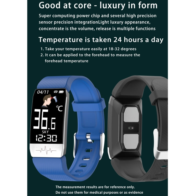 Braccialetto smart impermeabile T1S con schermo 1,14 pollici