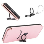 Struttura in fibra di carbonio Flip orizzontale magnetico Custodia in pelle TPU + PC + PU con slot per schede, For ZTE Blade A7s 2020