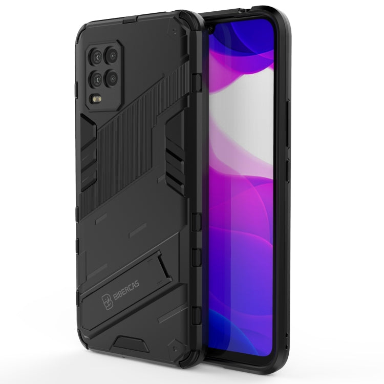 Custodia antiurto TPU con supporto per Xiaomi Mi 10 Lite 5G