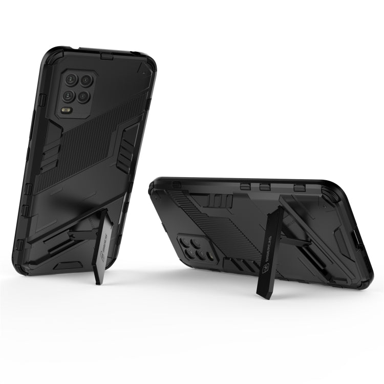 Custodia antiurto TPU con supporto per Xiaomi Mi 10 Lite 5G