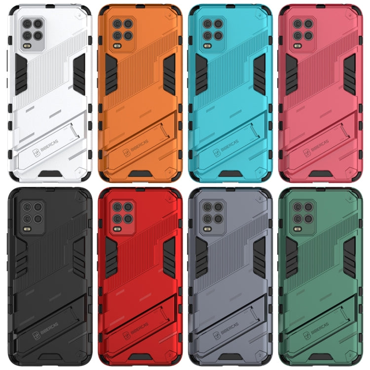 Custodia antiurto TPU con supporto per Xiaomi Mi 10 Lite 5G