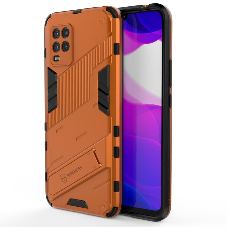 Custodia antiurto TPU con supporto per Xiaomi Mi 10 Lite 5G