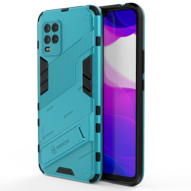 Custodia antiurto TPU con supporto per Xiaomi Mi 10 Lite 5G