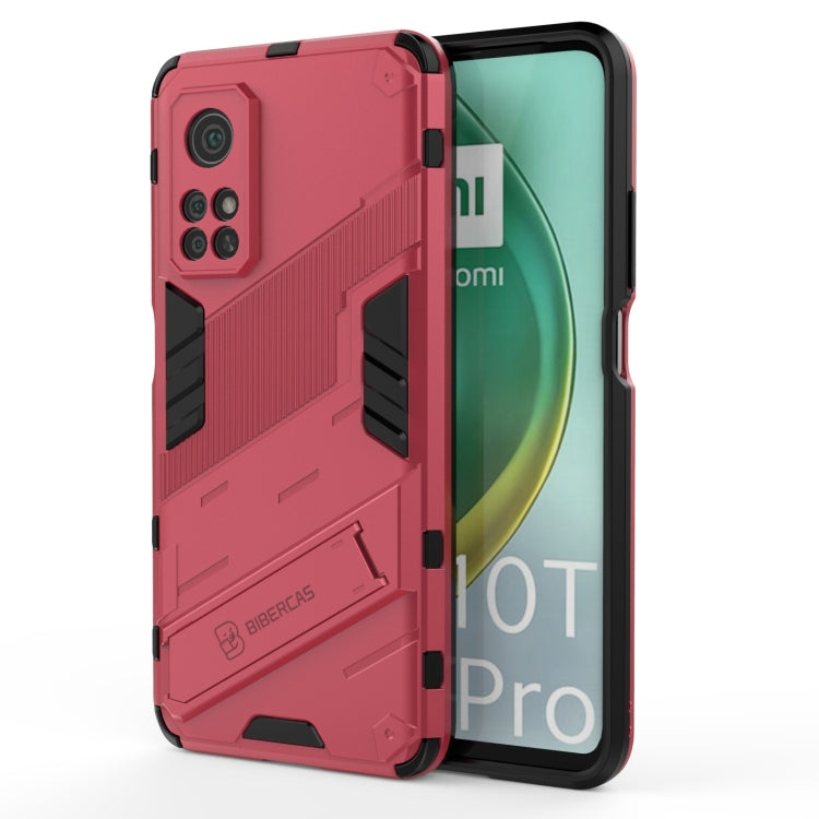 Custodia antiurto TPU con supporto per Xiaomi Mi 10 Lite 5G