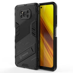 Custodia antiurto TPU con supporto per Xiaomi Poco X3