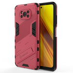 Custodia antiurto TPU con supporto per Xiaomi Poco X3