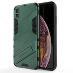 Custodia TPU antiurto con supporto invisibile per iPhone XS Max