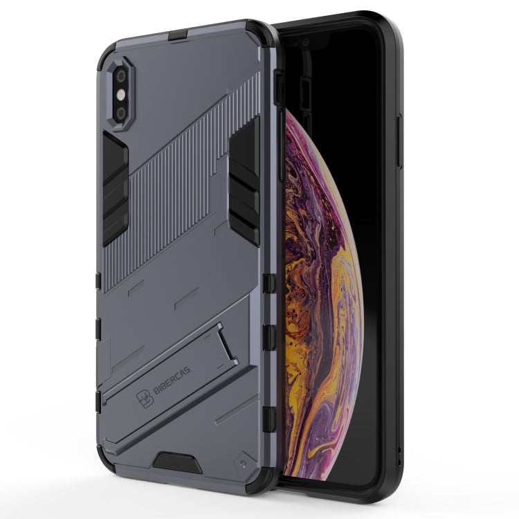 Custodia TPU antiurto con supporto invisibile per iPhone XS Max