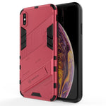 Custodia TPU antiurto con supporto invisibile per iPhone XS Max