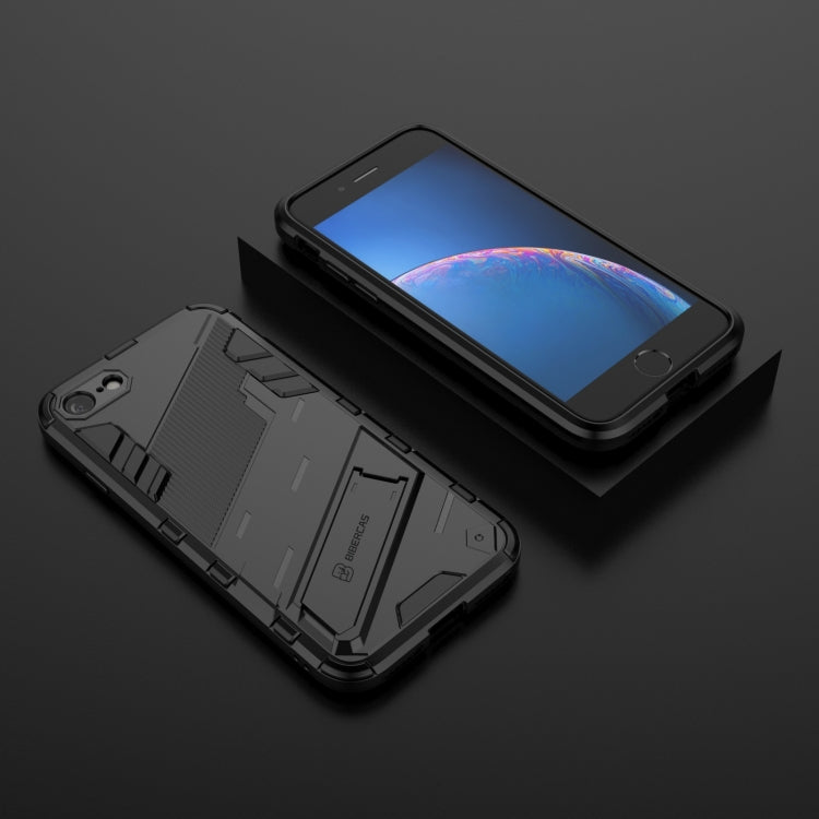 Custodia TPU antiurto con supporto invisibile per iPhone 7/8
