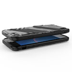 Custodia TPU antiurto con supporto invisibile per iPhone 7/8