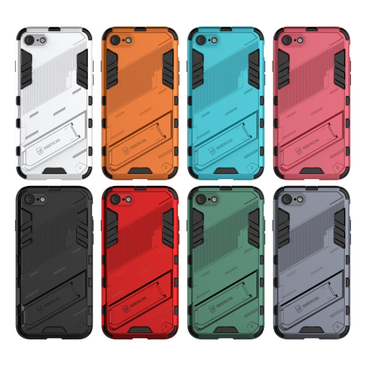 Custodia TPU antiurto con supporto invisibile per iPhone 7/8