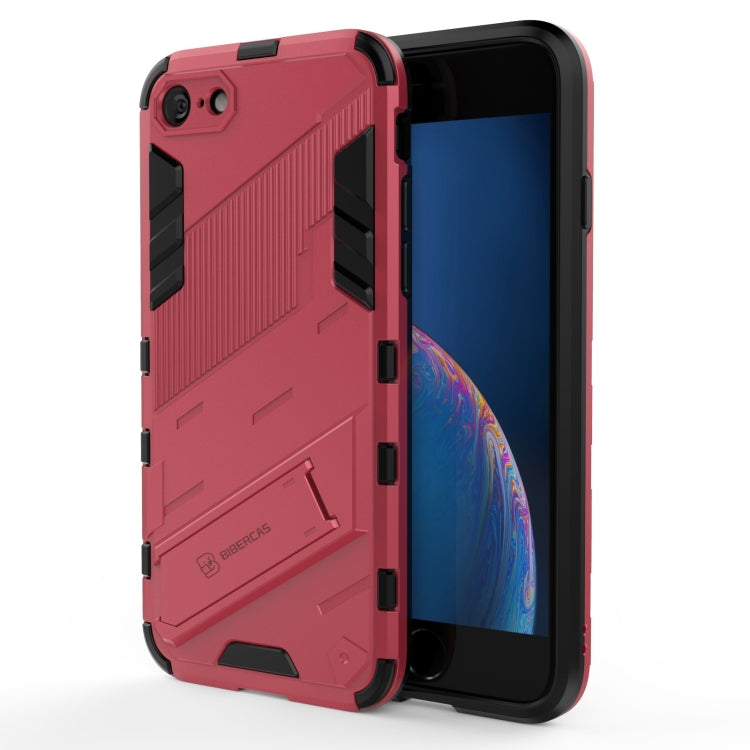 Custodia TPU antiurto con supporto invisibile per iPhone 7/8