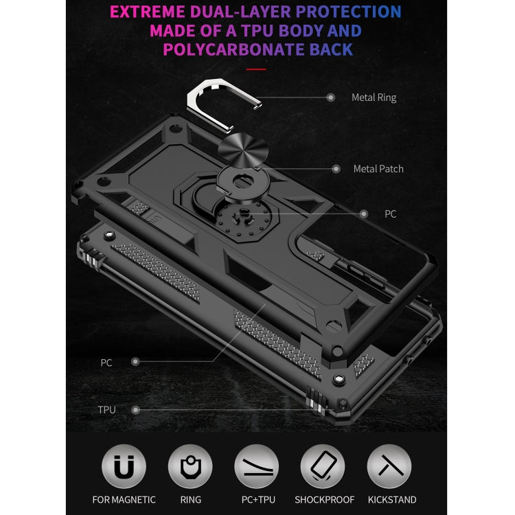 Custodia antiurto TPU PC per Samsung Galaxy S21 Ultra