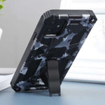 Custodia TPU antiurto camouflage con supporto per iPhone 11