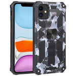 Custodia TPU antiurto camouflage con supporto per iPhone 11