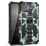 Custodia TPU antiurto camouflage con supporto per iPhone 11